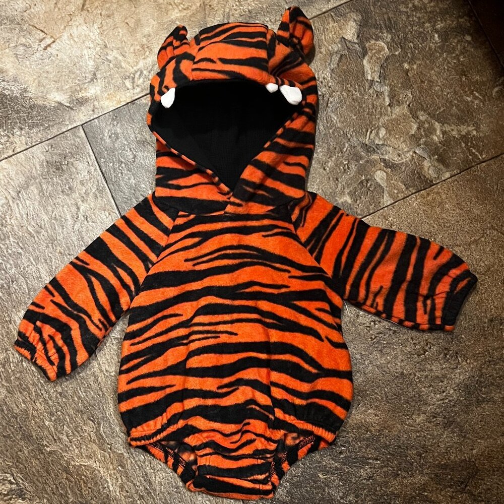 Baby Tiger Costume - Hooded Romper 🎃 HOLIDAY B2G1